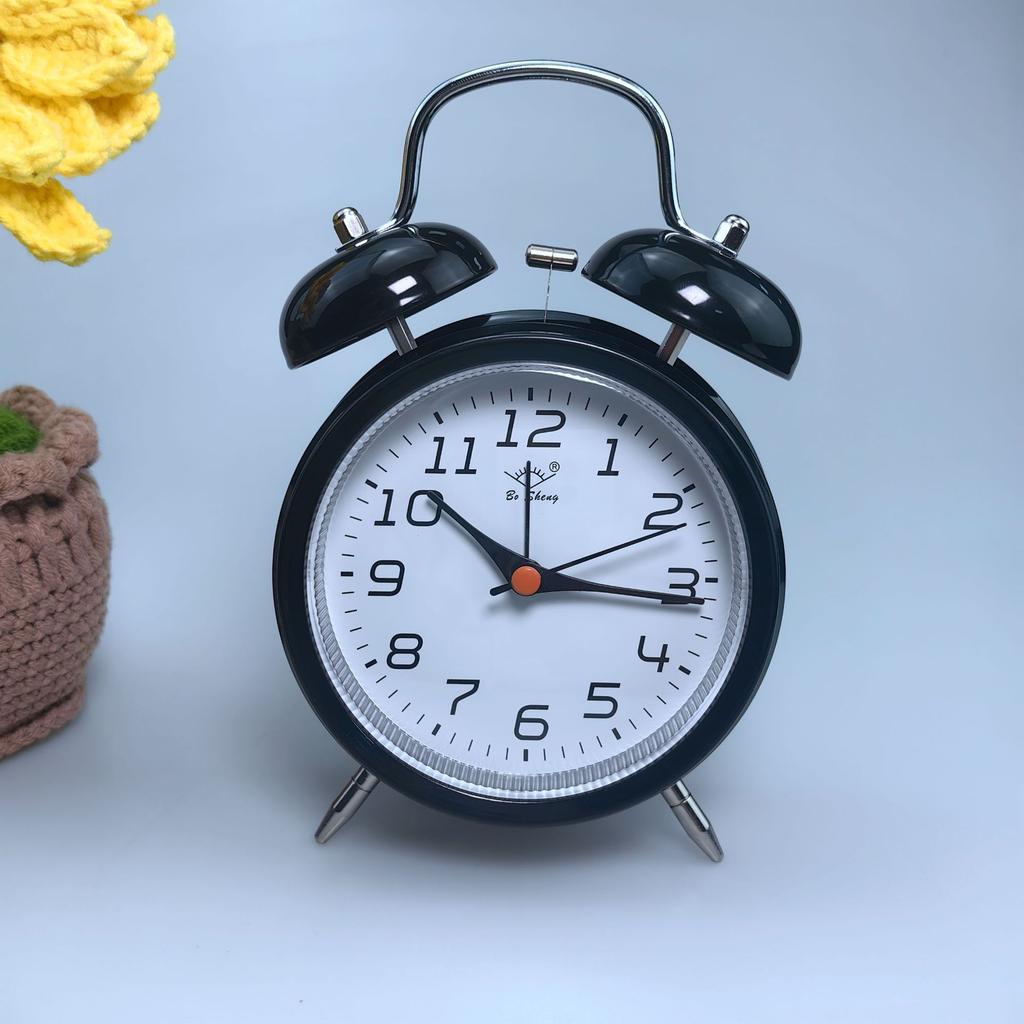 4-дюймовый будильник металлический звонок детские часы корейская версия часы с ночником бесшумные настольные часы GH820 звонок