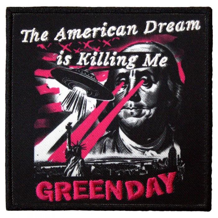 Green Day American Dream Printed Iron On Patch