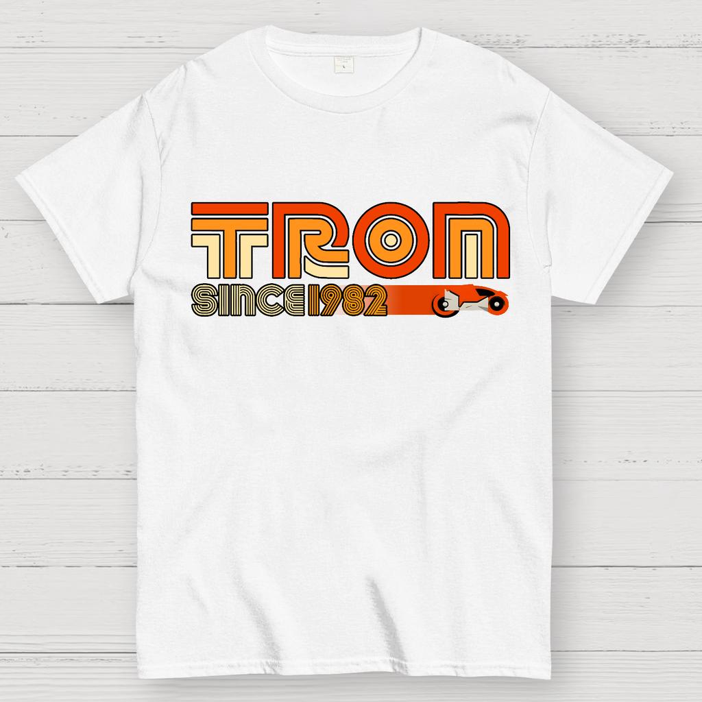 Retro Tron 1982 Unisex 100% Cotton Summer Casual Cool Loose T-Shirt