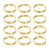 6/12 шт. Золотые кольца для салфеток Металлические кольца Дизайн Держатели для салфеток Пряжки Семейный ужин Свадебная вечеринка Украшение стола