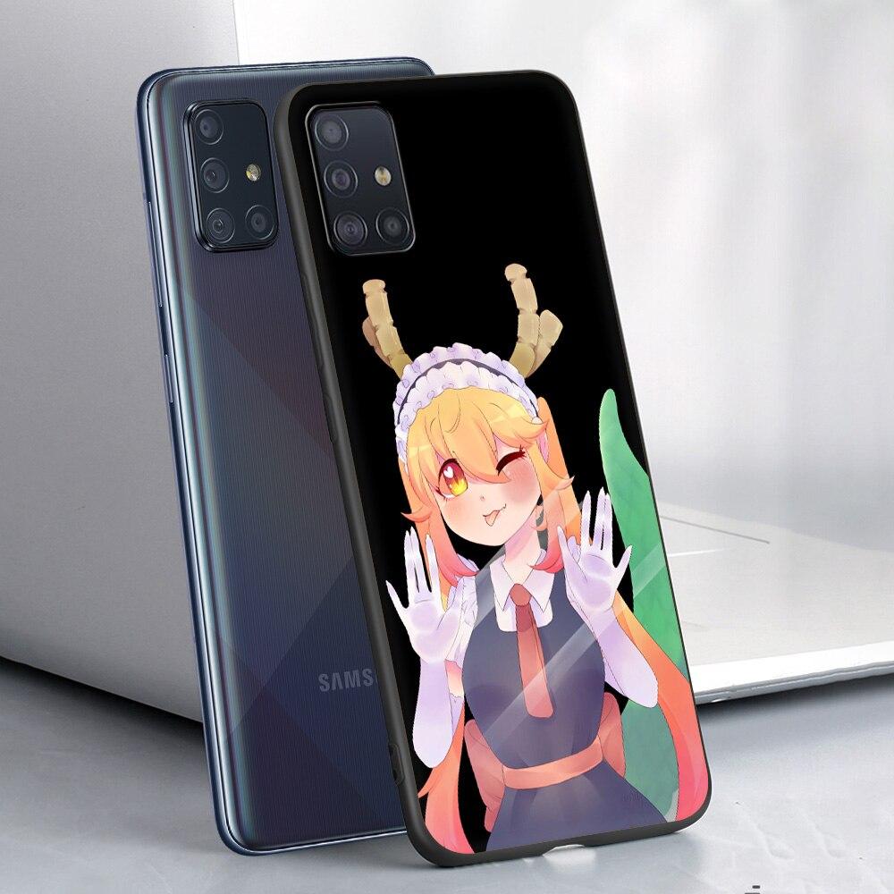 Чехол для телефона Miss Kobayashis Dragon Maid с аниме для Samsung Galaxy A51 A71 A21S A12 A11 A31 A52 A41 A32 5G A72 A02S, силиконовый чехол