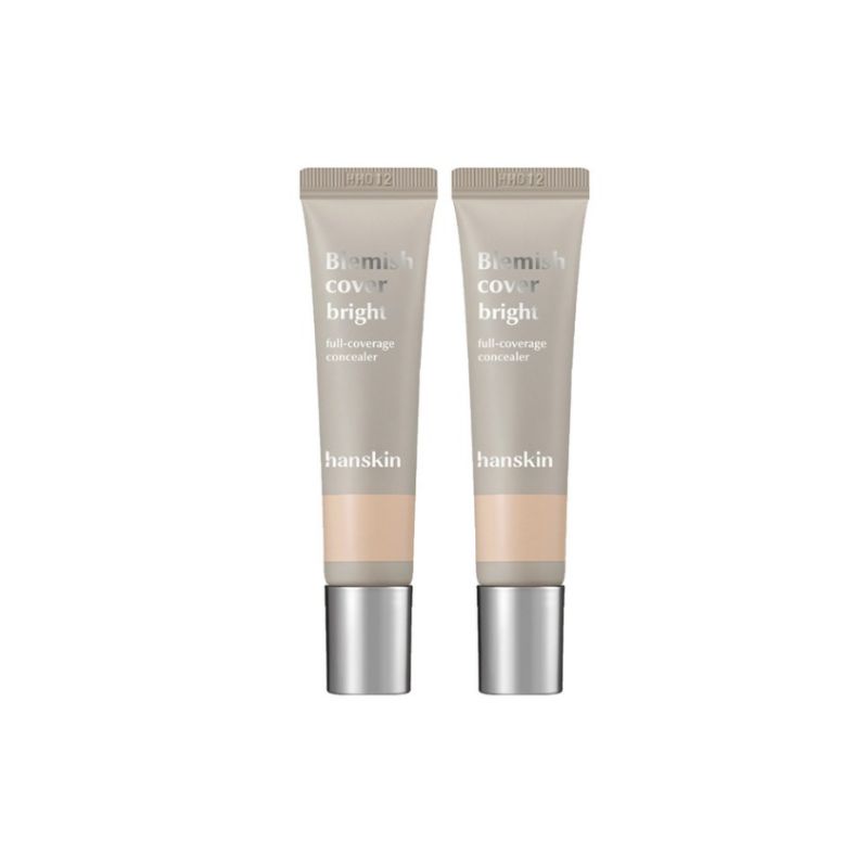 Hanskin Blemish Cover Bright Full Coverage Concealer 12g 2 Pack K Beauty