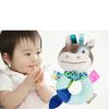 Плюшевая круглая погремушка для малышей 0-1-3 лет, игрушка-колокольчик на кроватку, которую можно держать в руке