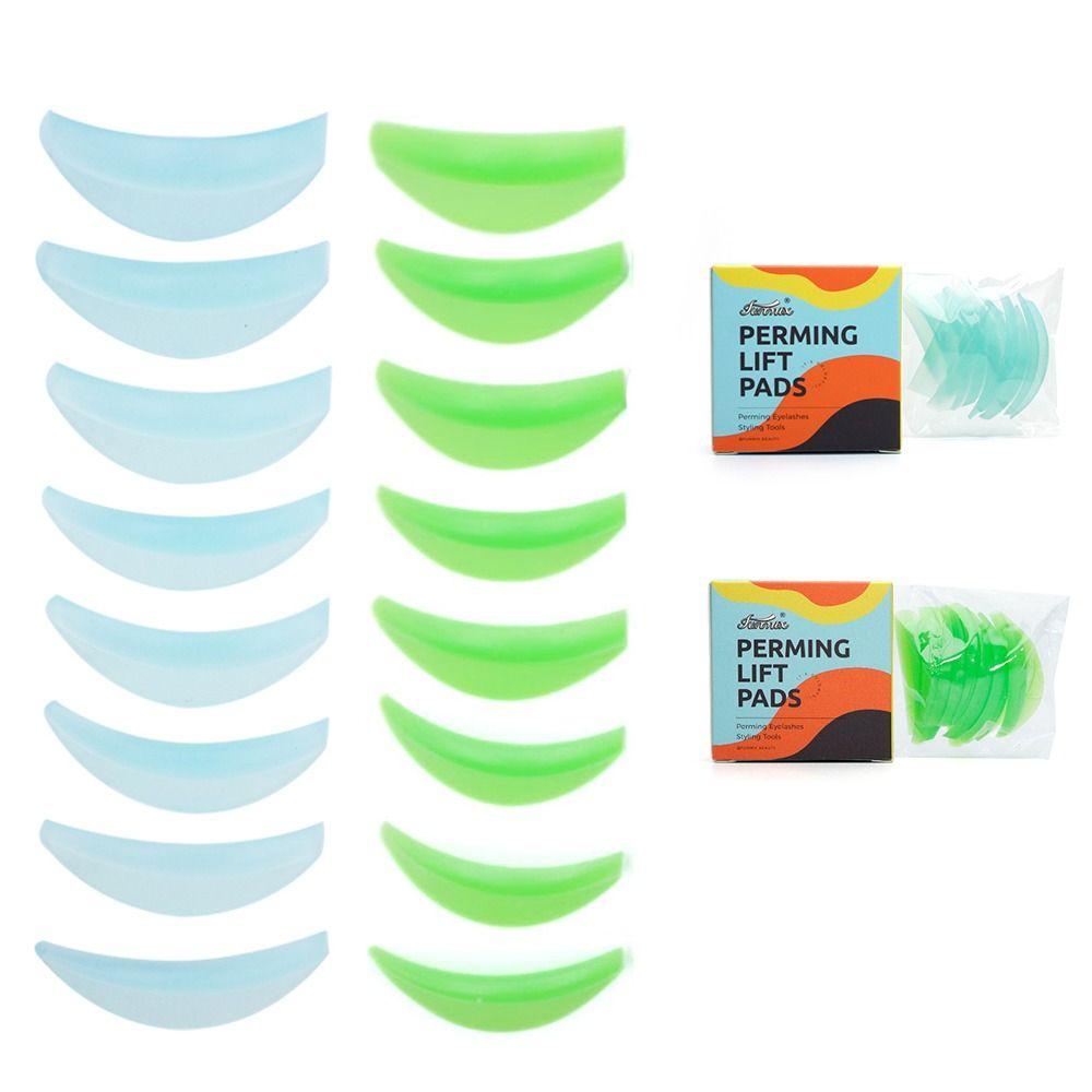 8Pairs Makeup Accessories Eye Lashes Reusable Silicone Eye Patch  Eyelashes Extension Supplies