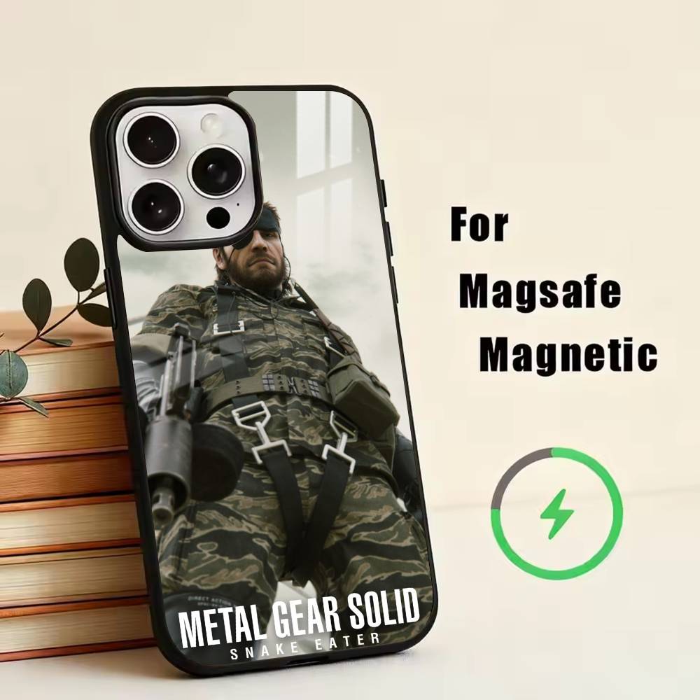 GM-Metal Gear Solid1 Phone Case For iPhone17,16,15,14,13,12,11 Plus,Pro Magnetic For Magsafe Wireless Charging
