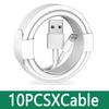 10-50 шт. 2A TPE USB A Type C кабели для быстрой зарядки и передачи данных для Samsung Galaxy S8 Xiaomi LG мобильный телефон USB-C быстрый шнур 2 м