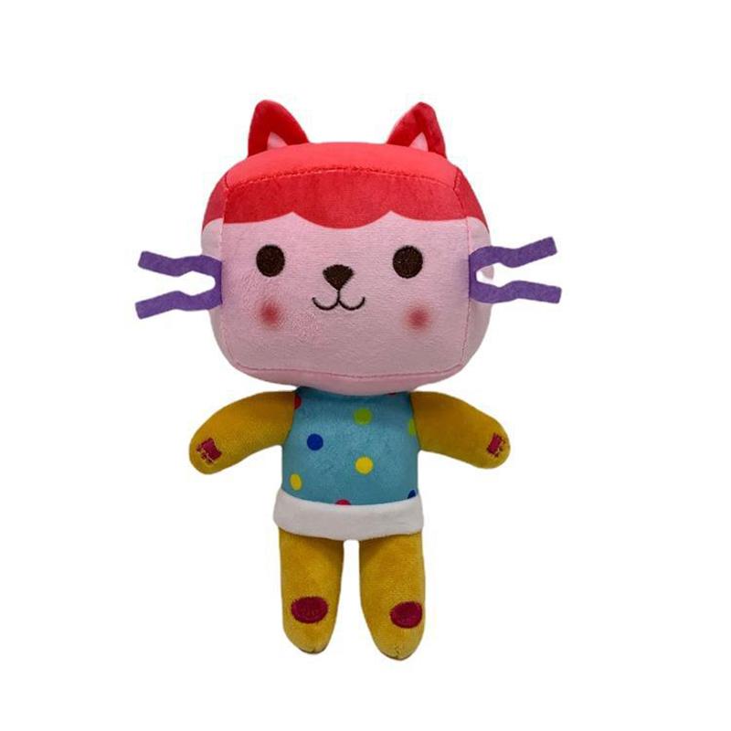 Кукольный домик Габби, плюшевые игрушки Kawaii Mercat, милые мягкие игрушки, Русалка, кошка, кукольный домик, плюшевые куклы, детские подарки на день рождения, Рождество