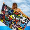 Полотенце для ванны Britto из микрофибры, мягкое, хорошо впитывающее, дышащее, для девочек, детей, декоративное, мультяшное, пляжное полотенце