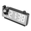 LED Projection Clock Large Display Color Screen Mirror Digital Electronic for Home Bedroom Desktop Snooze Wake Up