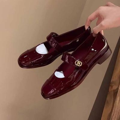 Элегантные туфли Мэри Джейн женские туфли на плоской подошве роскошные туфли в стиле Лолиты 2024 года весна дизайнерские туфли для прогулок неглубокие выпускные туфли Zapatillas Mujer