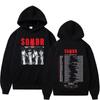 Худи с принтом Singer Sombr You Are The Reason 2026 Tour Мужская мода Спортивный костюм Длинный рукав Повседневный Оверсайз Унисекс Харадзюку высокое качество
