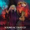 6ft Animated Witch Decoration, with Sound - Purple/White