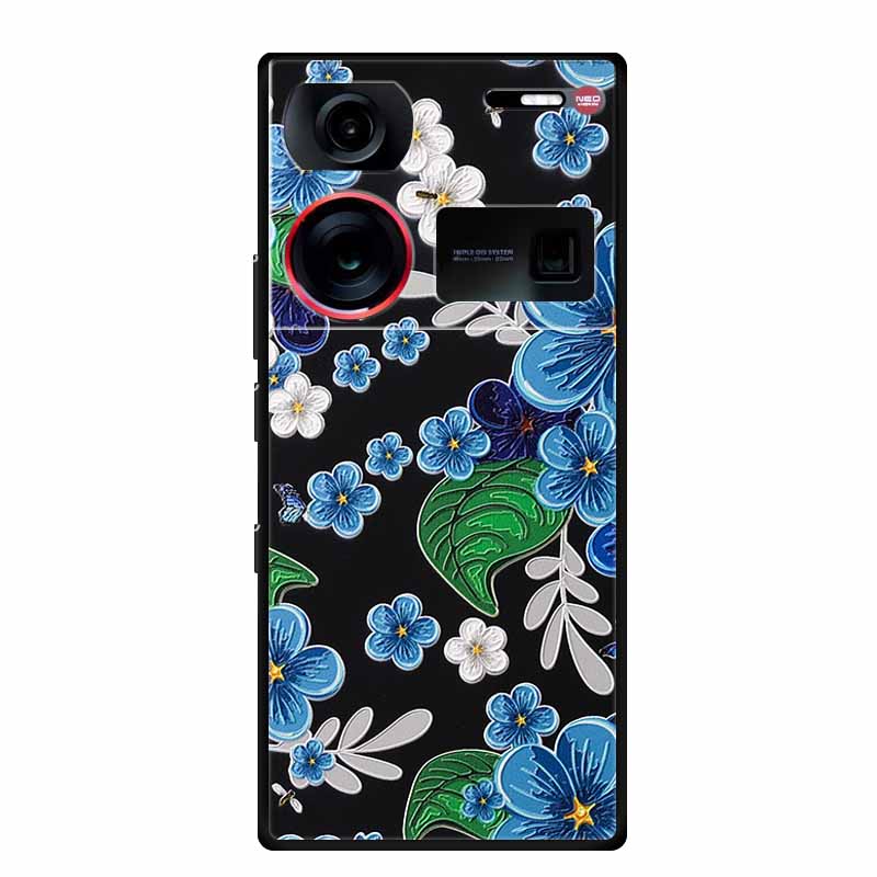 3D Тисненый Чехол Для Телефона ZTE Nubia Z60 Ultra Чехол Для Телефона Цветы Мягкий Силикон Coque Для Nubia Z60 Ultra Задняя Крышка Чехлы Z 60 Z60Ultra