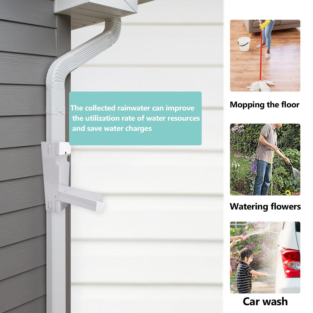 Сборник дождевой воды Дождевой дуршлаг Перенаправитель Простой Защита Крыши Избежание Засоров Защита Окружающей Среды Садовая Деталь