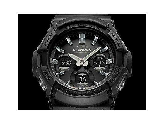 Casio GAW-100B-1A G-SHOCK радио солнечные аналоговые цифровые черные мужские часы из ЯПОНИИ