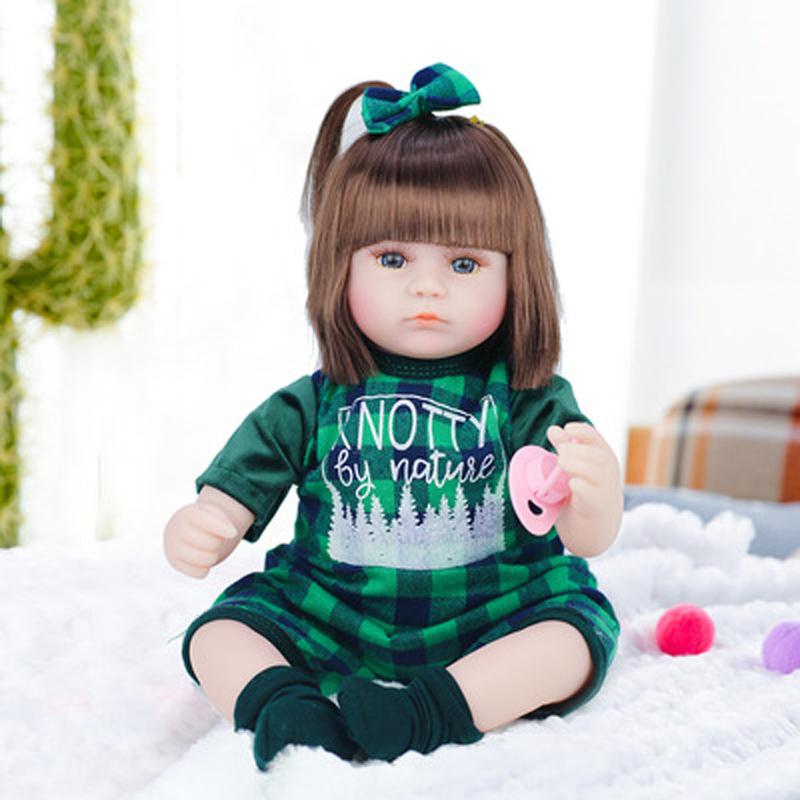 42cm Toy Full Body Silicone Water Proof Bath Toy Popular Reborn Toddler Baby Dolls Bebe Doll Reborn Lifelike Soft Touch