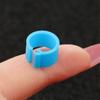 100 Pcs Colorful Animal Bird Poultry Clip Rings Leg Band