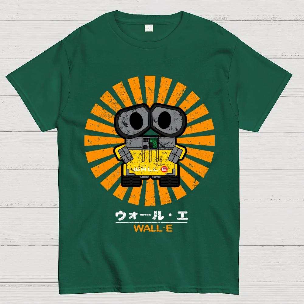 Wall E Retro Cotton Summer Casual Cool Loose T-Shirt