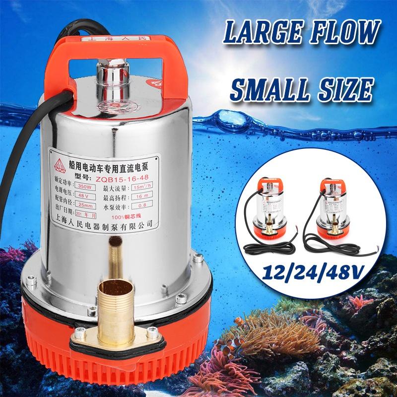 12V/24V/48V DC Submersible Water Pump Household Stainless Steel Solar Garden Farm Ranch