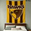 Hawthorn Football Club Wall Tapestry Aesthetic Wall Hanging Printed Fabric Blanket Decorative Tapestries For Bedroom Living Room Home Decor