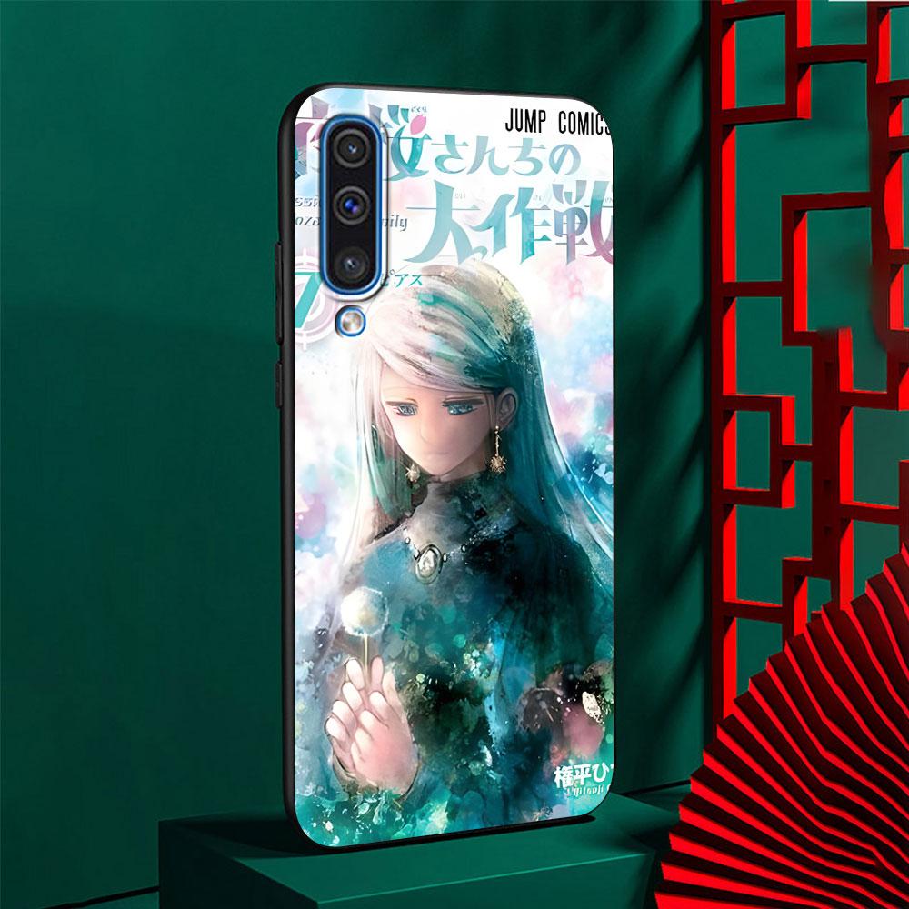 Чехол для телефона Samsung Galaxy A03 A04s A20 A30 A20e A70 A70s A50 A40 A30s A50s A20s A10s TPU Черный Чехол для телефона Миссия Семья Ёдзакура