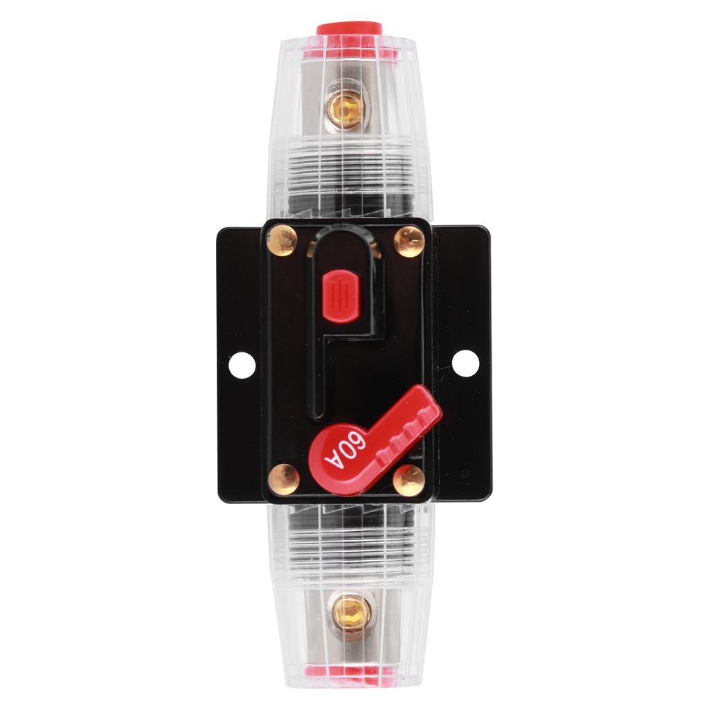 Автоматический предохранитель сброса Держатель переключателя Усилитель Автомобиль Грузовик Аудио Модификация 12В 60А