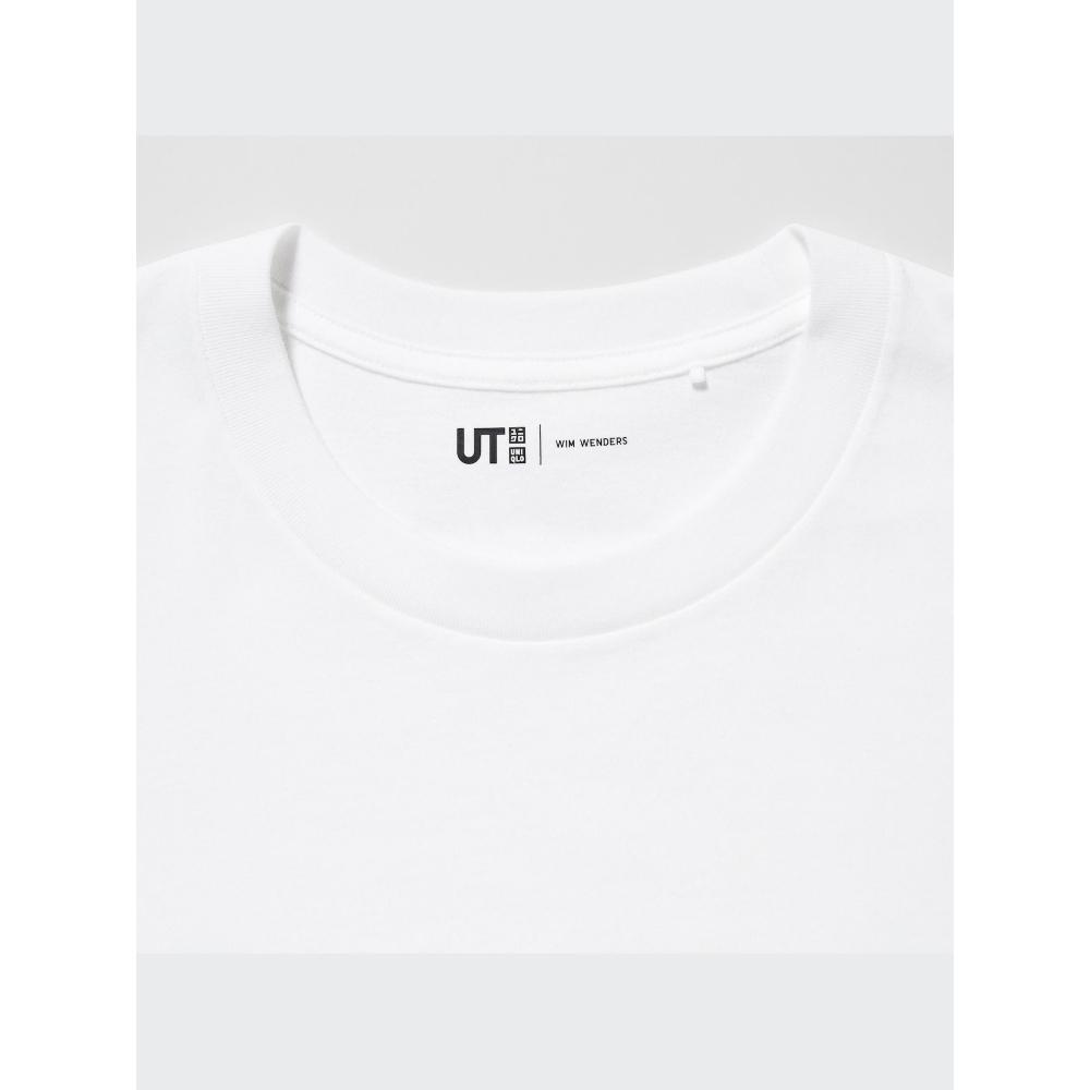 Uniqlo Футболка Peace For All с коротким рукавом и графическим принтом, стандартный крой, Вим Вендерс