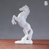 Смола Статуя Золотой Белый Черный Фигура Лошади Скандинавские Абстрактные Орнаменты Фигурки Для Интерьера Скульптура Комната Домашний Декор