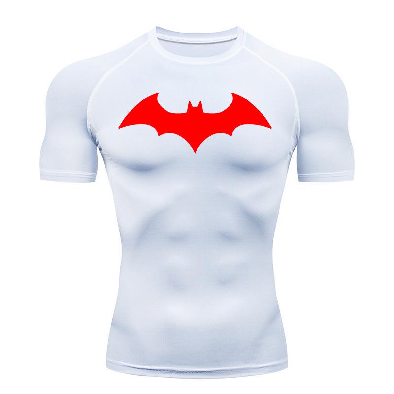 Мужская спортивная футболка с быстрым высыханием 2023: Дышащий, Влагоотводящий, Эластичный, Плотная посадка для бега и спортзала