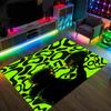 Lando Norris Design Crystal Velvet Carpet Cozy Non?Slip Printed Rug For Bedroom Living Room Entrance