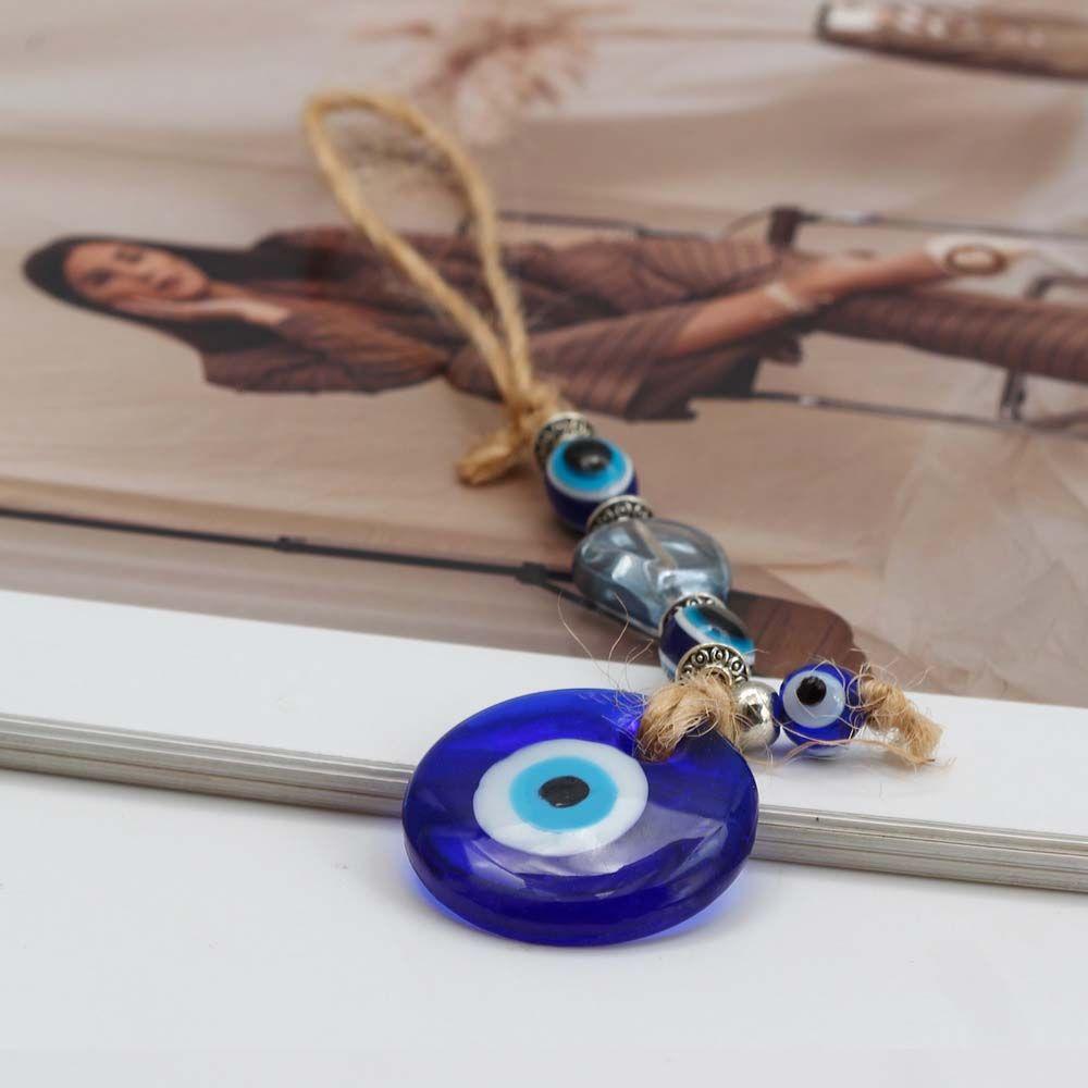 Jewelry Turkey Car Key Pendants Twine Drop Pendant Interior Accessories Evil Blue Eye Pendant