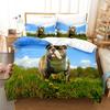 3D The Bulldog Bedding Sets Duvet Cover Set With Pillowcase Twin Full Queen King Bedclothes Bed Linen
