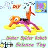 Foam Spider Robot Model Kits Toys for Kids Teens Physics Science Experiment Handmade Assembling Creative Gifts