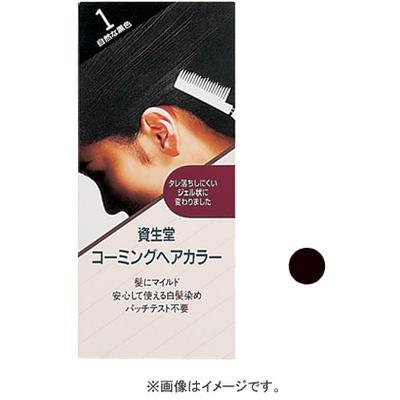 Shiseido Краска для волос с расческой A 1 Натуральный черный