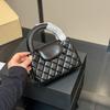 Стеганая кожаная сумка на цепочке нового сезона - Маленький стиль Келли с ароматическим масляным воском, Легкая и модная ручная модель