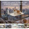 Foldable balcony cat hammock, Cat tools, Powerful suction cup, Cat hanging window hammock
