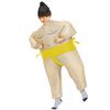 Sumo Costume Wrestler Inflatable Suit Blow Up Party Outfit Cosplay Dress Kid Men