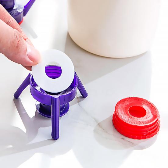 3 шт. перевернутая крышка для бутылки, герметичная, предотвращает отходы, простая в эксплуатации, многоразовая крышка для бутылки для кухонных специй