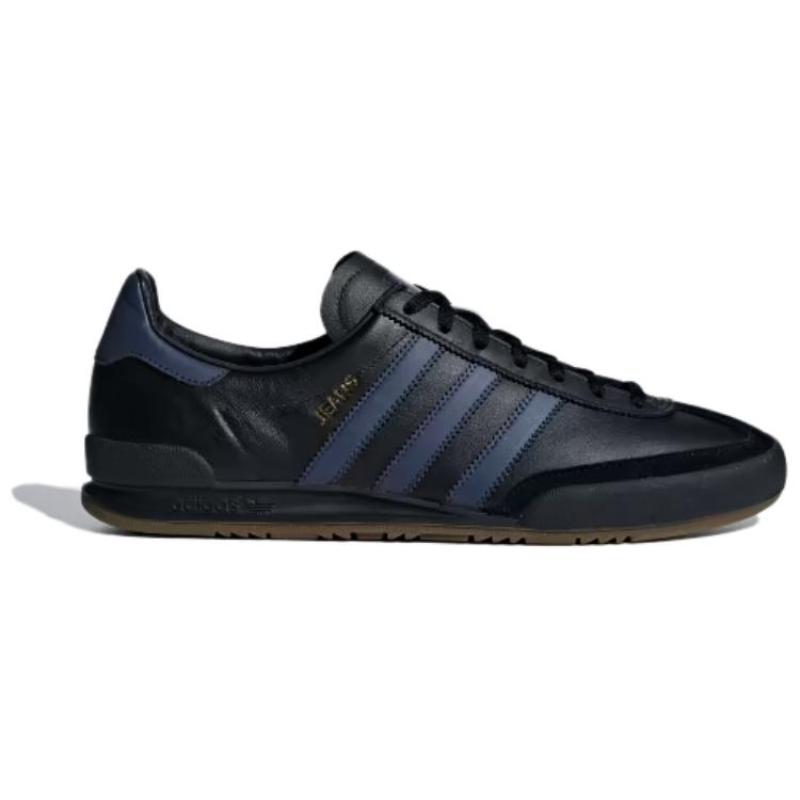 Adidas Originals Jeans Cushioning Wear-Resistant Low-Top Skateboard Shoes Men's Black Blue Sneakers B42228