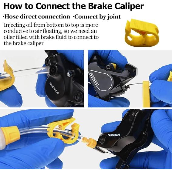 Bicycle Brake Mineral Oil Bicycle Hydraulic Disc Brake Oil Bleed Kit Mineral Oil MTB Road Bike Brake Repair Tool Oil Injector