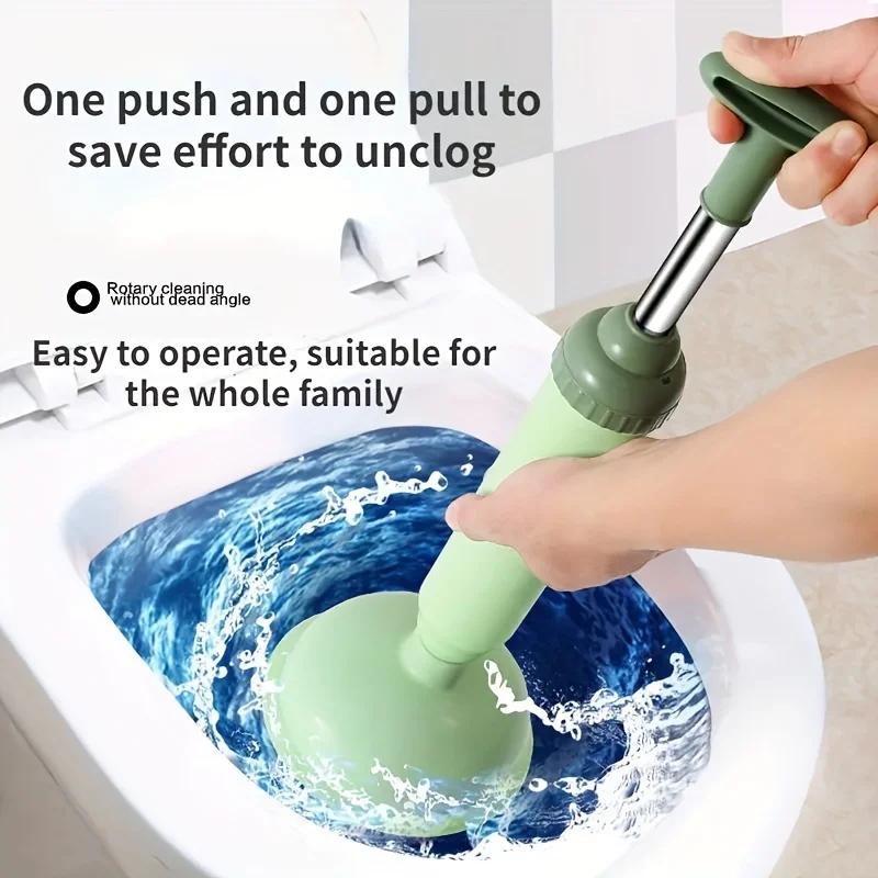 1pc Vacuum Leather Sucker Toilet Tool - Durable & Multipurpose Cleaner - Instantly Removes Kitchen & Bathroom Clogs
