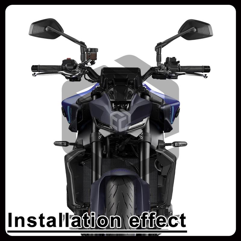Для мотоцикла MT09 Аксессуары Зеркало заднего вида Боковое зеркало для YAMAHA MT07 / MT10 / MT15 / MT03 / MT25 /FZ V3 /FZ6 /FZ1 / FZ8