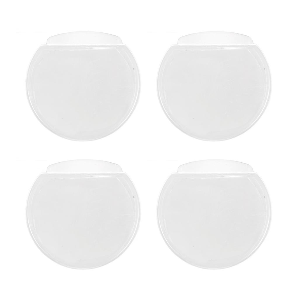 4 шт. Прозрачный дверной стопор, мягкий акриловый дверной держатель, предотвращает удар пола о дверной буфер для спальни 