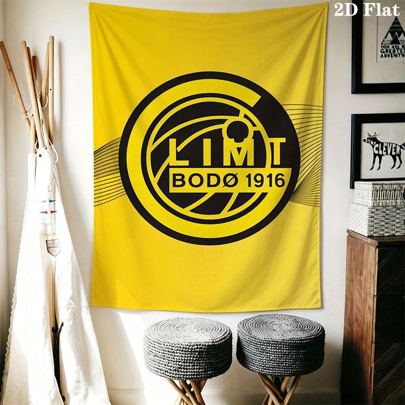 FK Bodø Wall Hanging Printed Fabric Blanket Decorative Tapestries for Bedroom Living Room Home Decor
