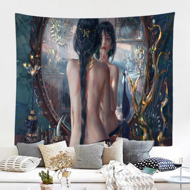 Фон настенная ткань гобелен живопись персонаж мультфильма призрак нож фреска гобелен декоративная живопись