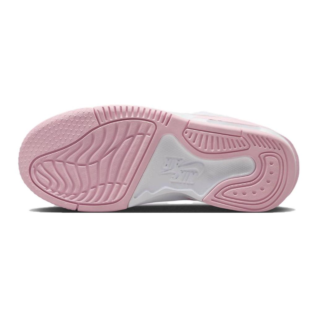Air Jordan Max Aura 5 GS Белые Ярко-розовые Детские Кроссовки Средне-мягкий-розовый FD8789-116