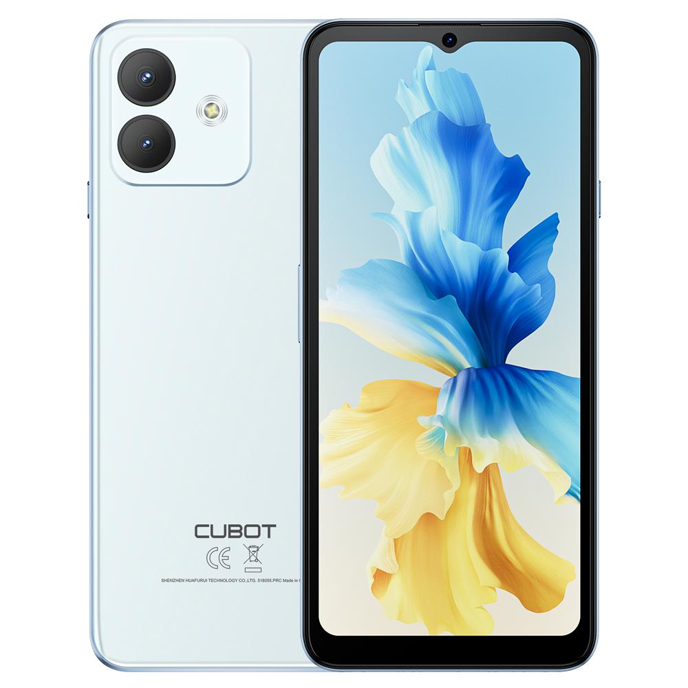 Cubot Note 40 Smartphone, 12GB RAM (6GB+6GB Extended) + 256GB ROM, 50MP Main Camera, 6.56" 90Hz Display, 5200mAh Battery, GPS