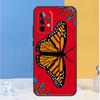 Lucky Butterfly Sky Bear-y Cowhide For Samsung Galaxy A16 A26 A36 A56 A13 A33 A53 A05 A06 A54 A34 A14 A32 A52 A55 A35 A15 Case