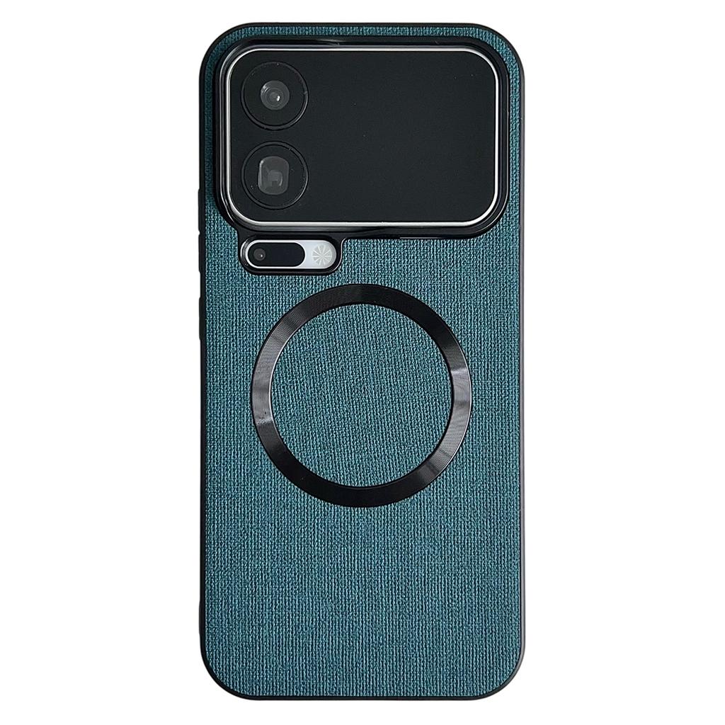 For Xiaomi 17 Pro Max Magnetic Case Drop-Proof TPU + Cloth Back Phone Cover