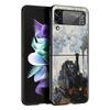 Для Samsung Galaxy Z Flip 3 4 5 Жесткий Черный Складной ПК Чехол для Телефона Художник-импрессионист Клод Моне Для Samsung Z Flip3 Чехол